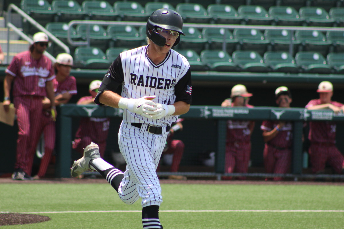 Texarkana Liberty-Eylau Canyon Randall 4A UIL state semifinals Texas baseball playoffs 060723 Andrew McCulloch 208